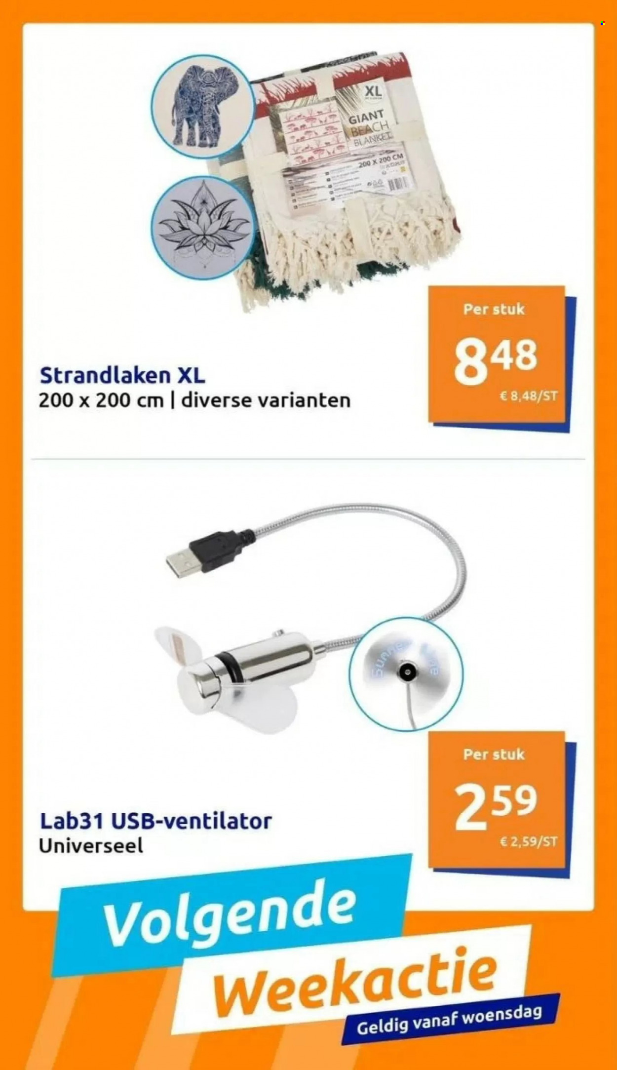 Action-aanbieding. Pagina 9