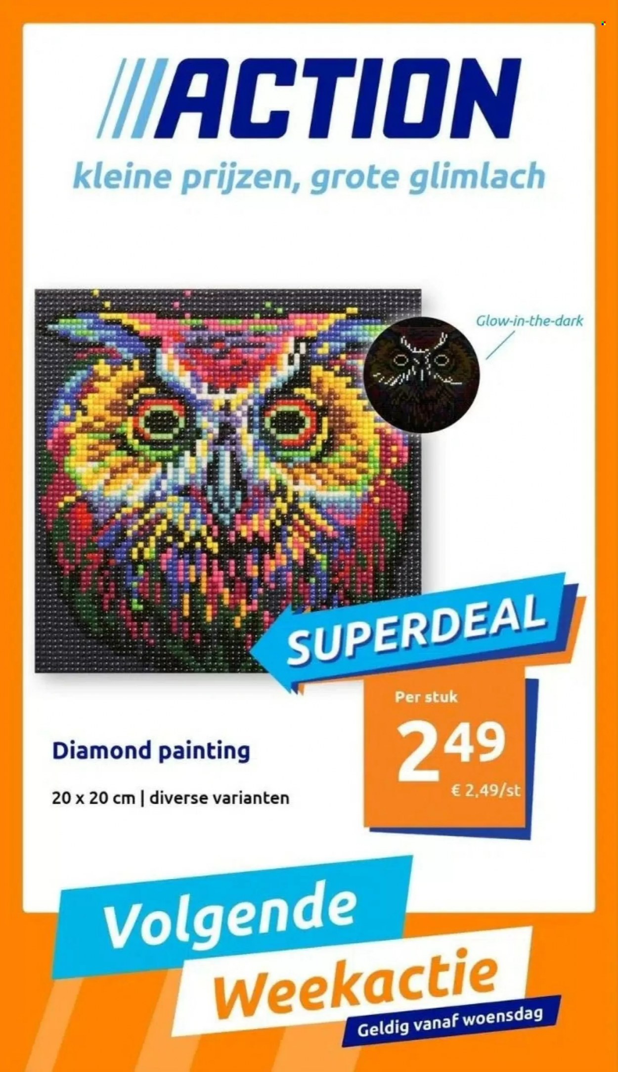 Action-aanbieding. Pagina 1