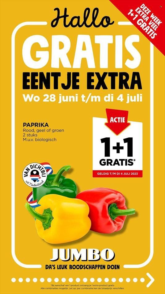 Jumbo-aanbieding - 28-6-2023 - 4-7-2023. Pagina 1