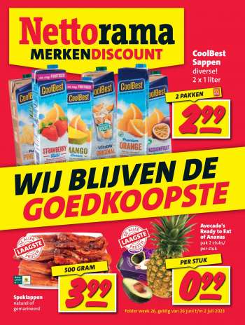 Nettorama-aanbieding - 26-6-2023 - 2-7-2023.