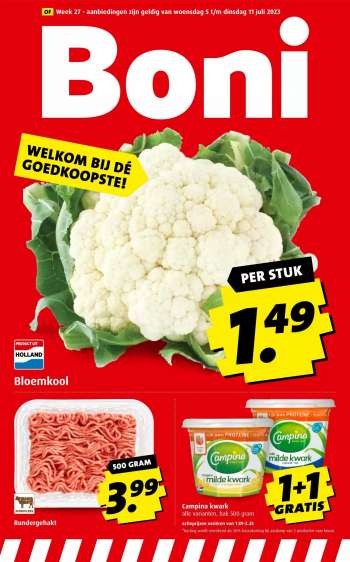 Boni-aanbieding - 5-7-2023 - 11-7-2023.