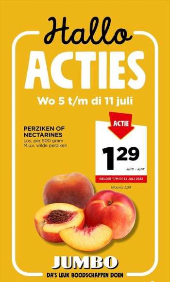 Jumbo-aanbieding - 5-7-2023 - 11-7-2023.