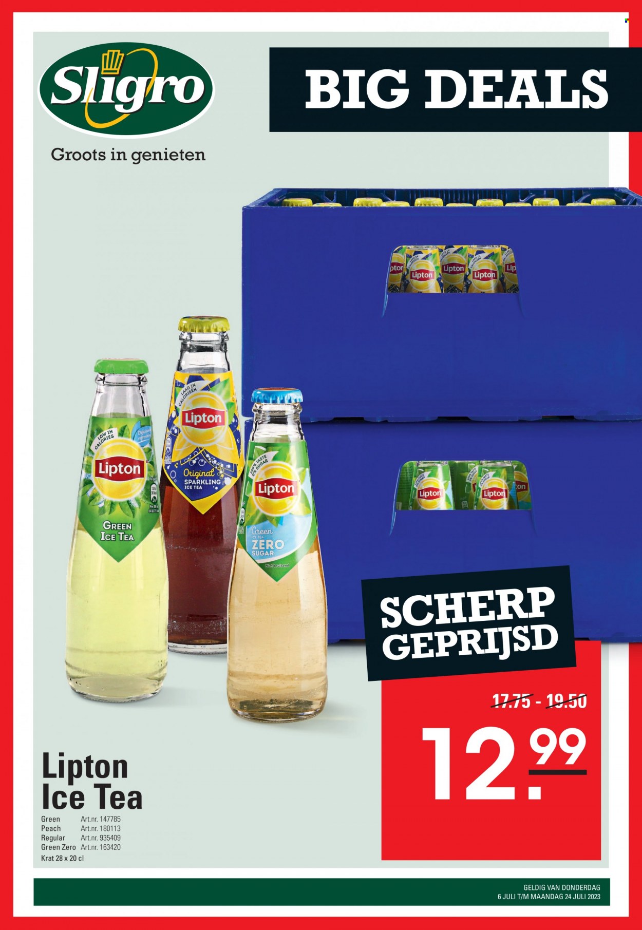 Sligro-aanbieding - 6-7-2023 - 24-7-2023. Pagina 1