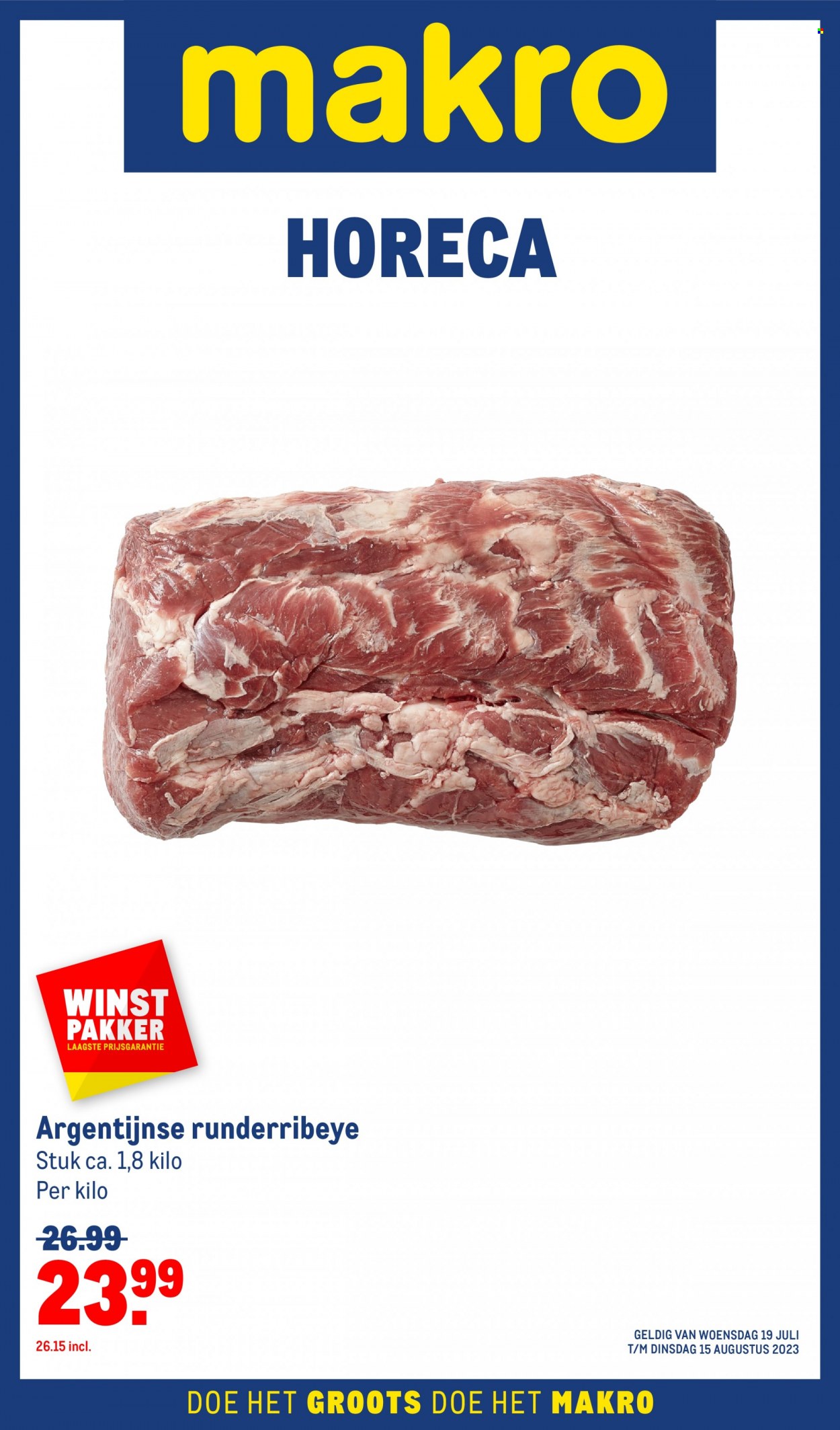 Makro-aanbieding - 19-7-2023 - 15-8-2023. Pagina 1