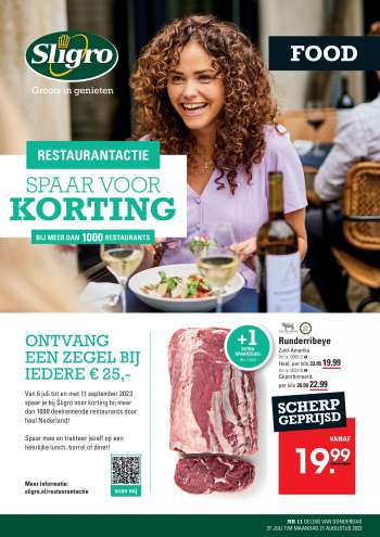 Sligro-aanbieding - 27-7-2023 - 21-8-2023.