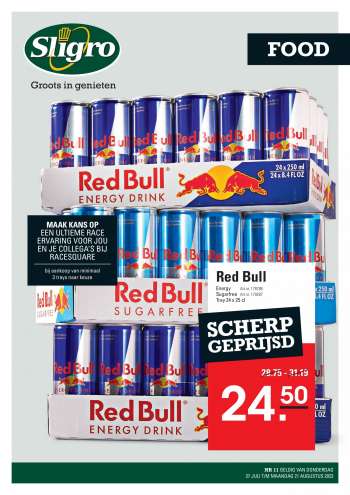 Sligro-aanbieding - 27-7-2023 - 21-8-2023.