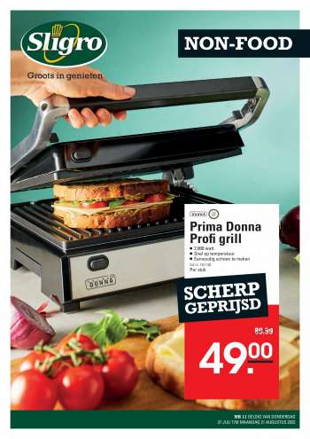 Sligro-aanbieding - 27-7-2023 - 21-8-2023.