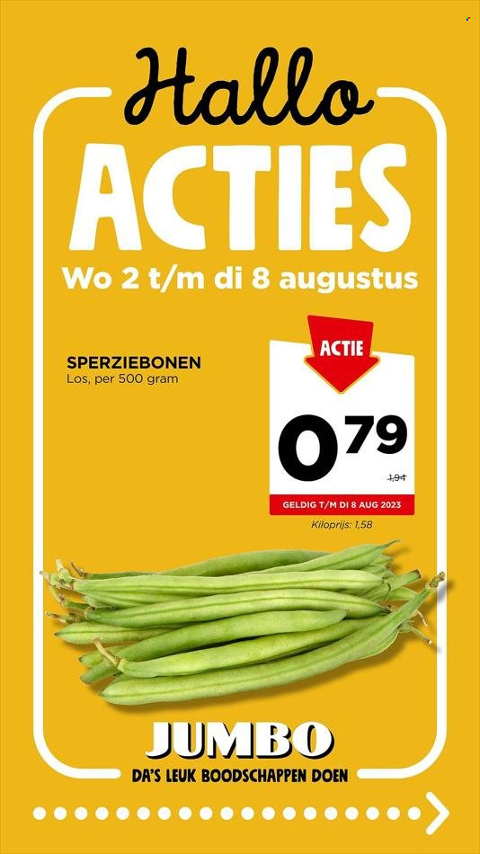 Jumbo-aanbieding - 2-8-2023 - 8-8-2023. Pagina 1