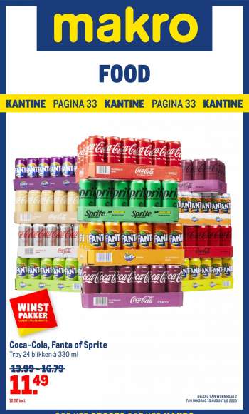 Makro-aanbieding - 2-8-2023 - 15-8-2023.