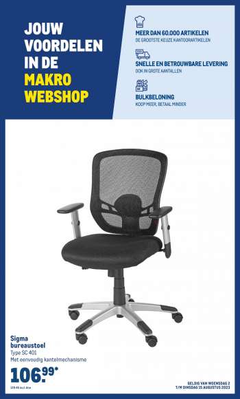 Makro-aanbieding - 2-8-2023 - 15-8-2023.