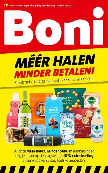 Boni-aanbieding - 9-7-2023 - 22-8-2023.