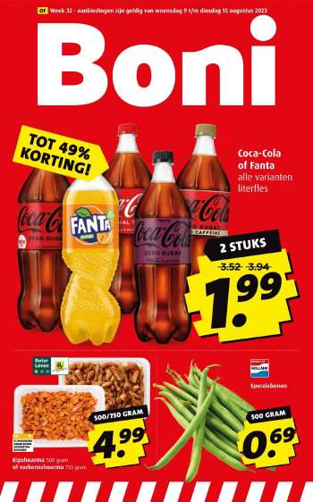 Boni-aanbieding - 9-8-2023 - 15-8-2023.