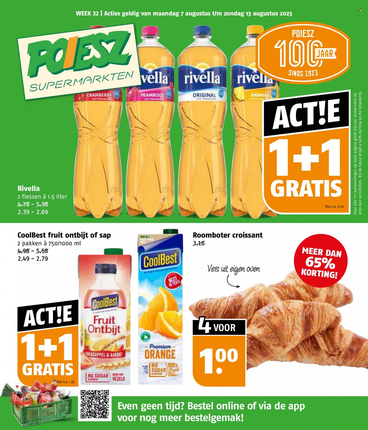 Poiesz-aanbieding - 7-8-2023 - 13-8-2023. Pagina 1