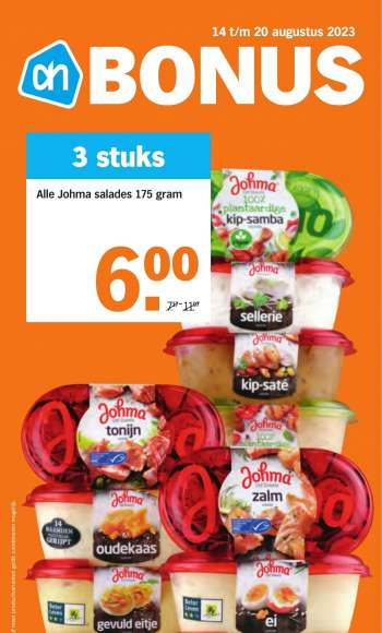 Albert Heijn-aanbieding - 14-8-2023 - 20-8-2023.