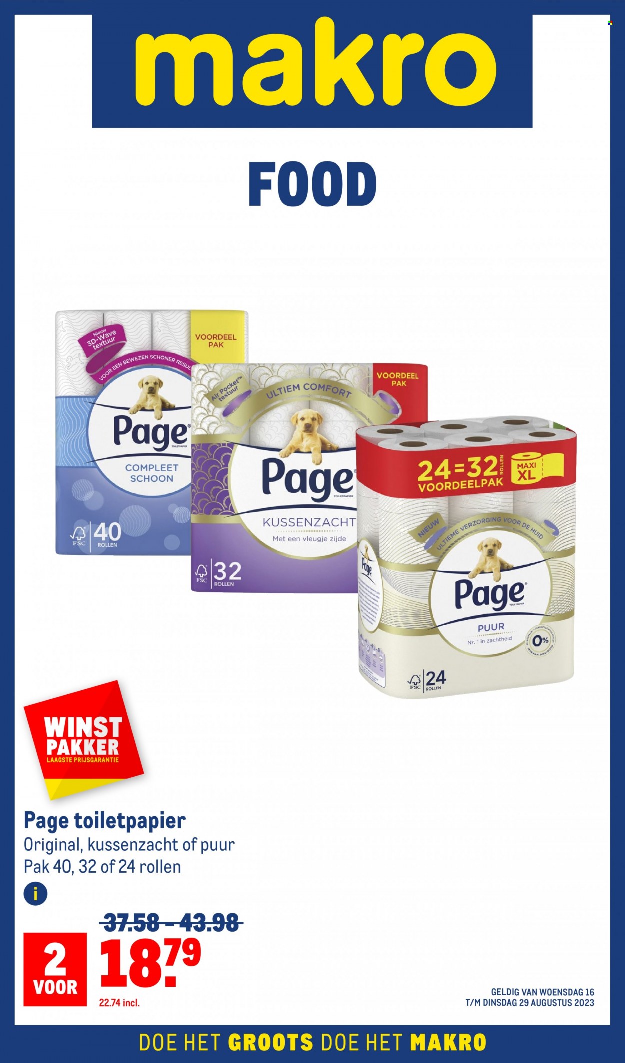 Makro-aanbieding - 16-8-2023 - 29-8-2023. Pagina 1