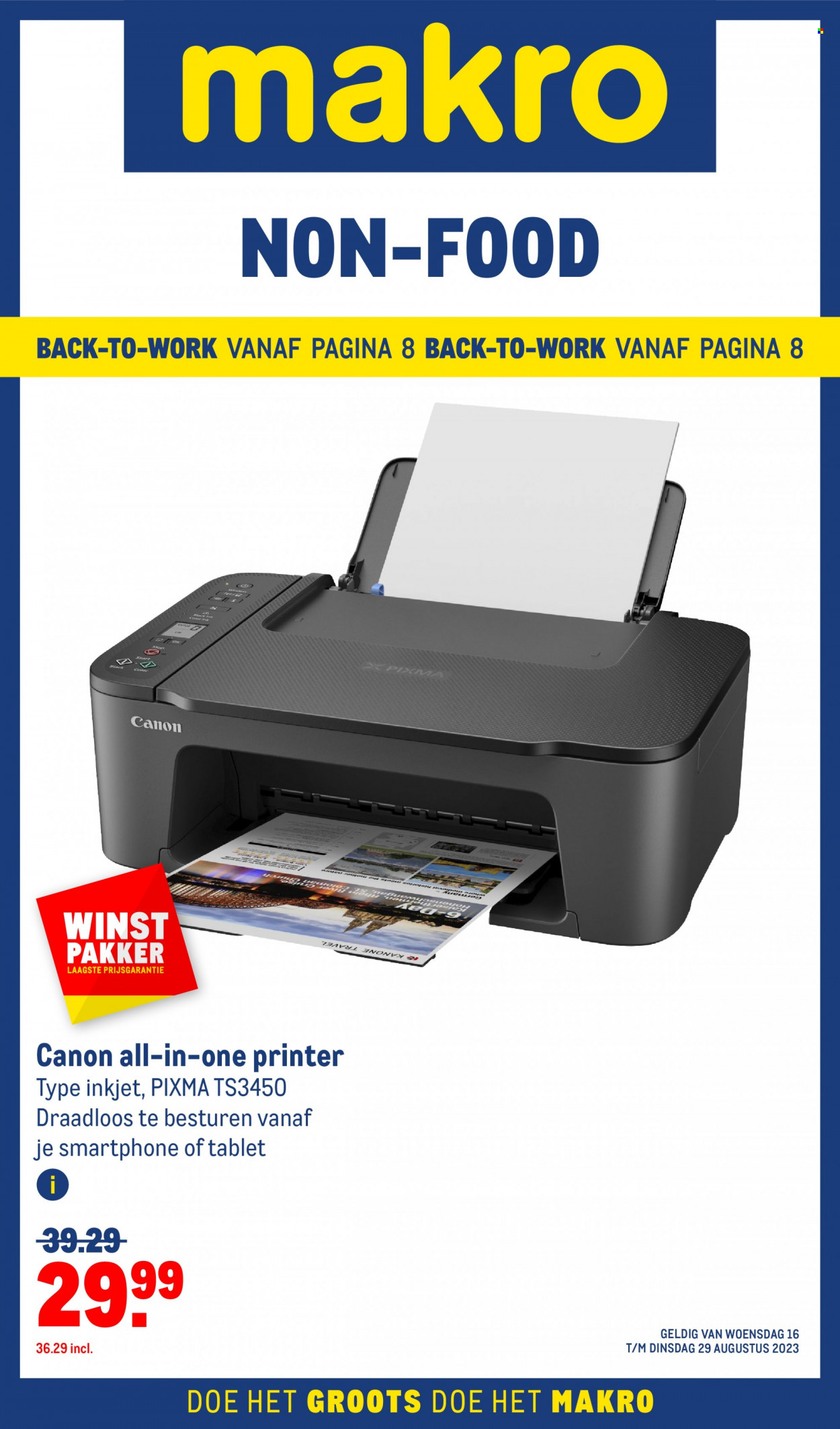 Makro-aanbieding - 16-8-2023 - 29-8-2023. Pagina 1