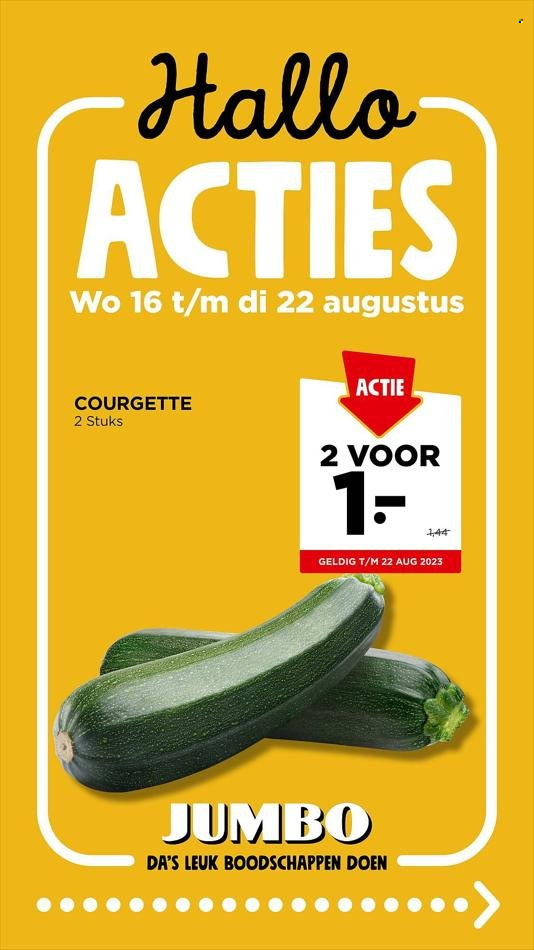Jumbo-aanbieding - 16-8-2023 - 22-8-2023. Pagina 1
