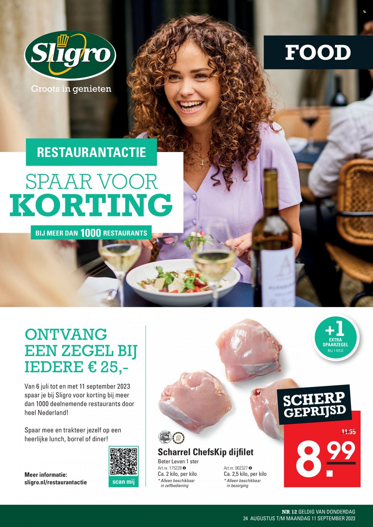 Sligro-aanbieding - 24-8-2023 - 11-9-2023. Pagina 1