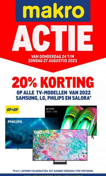 Makro-aanbieding - 24-8-2023 - 27-8-2023.