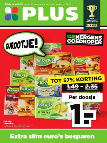 Plus-aanbieding - 27-8-2023 - 2-9-2023.