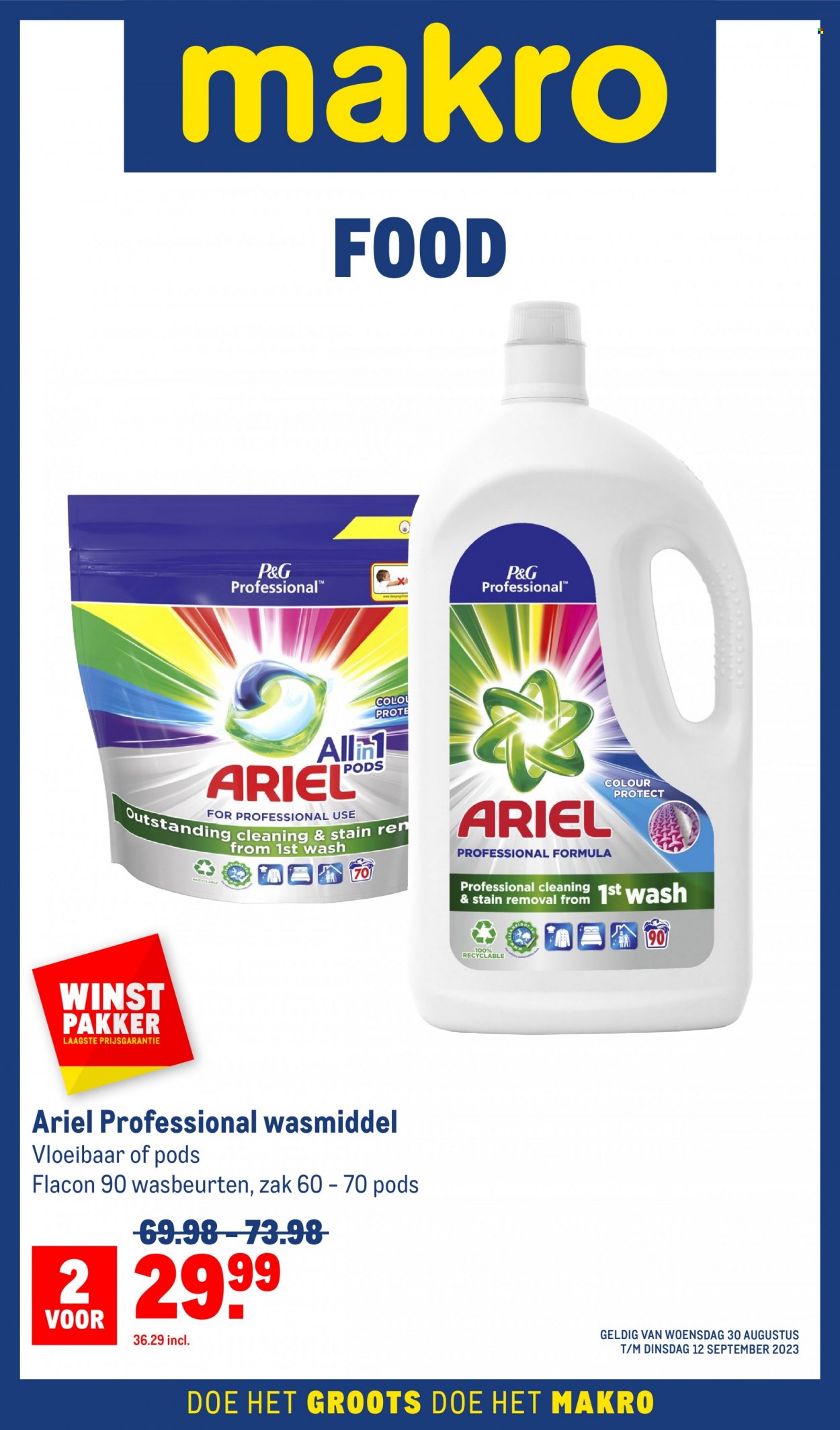 Makro-aanbieding - 30-8-2023 - 12-9-2023. Pagina 1