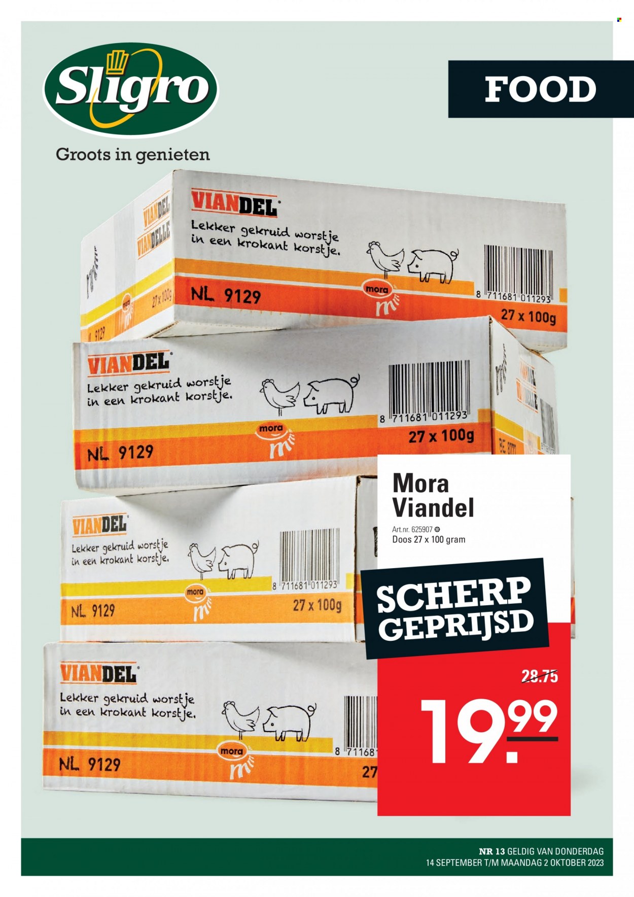 Sligro-aanbieding - 13-9-2023 - 2-10-2023. Pagina 1
