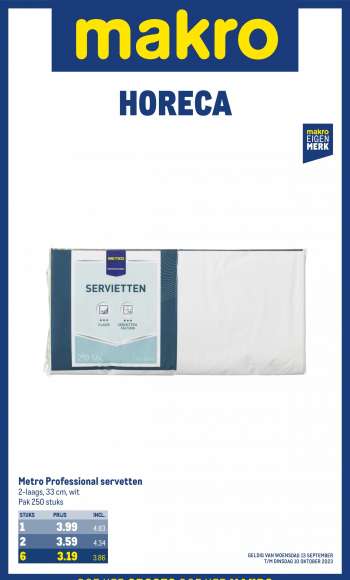 Makro-aanbieding - 13-9-2023 - 10-10-2023.