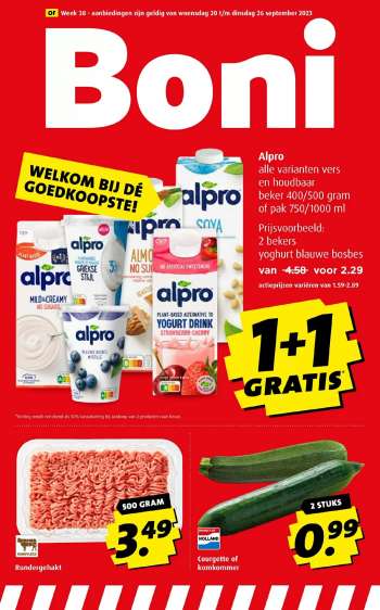 Boni-aanbieding - 20-9-2023 - 26-9-2023.