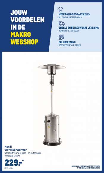 Makro-aanbieding - 27-9-2023 - 10-10-2023.