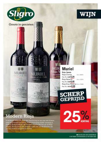 Sligro-aanbieding - 5-10-2023 - 23-10-2023.