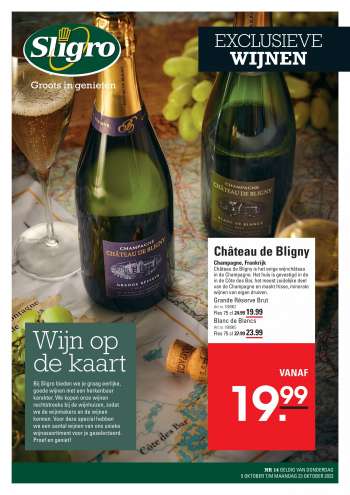 Sligro-aanbieding - 5-10-2023 - 23-10-2023.