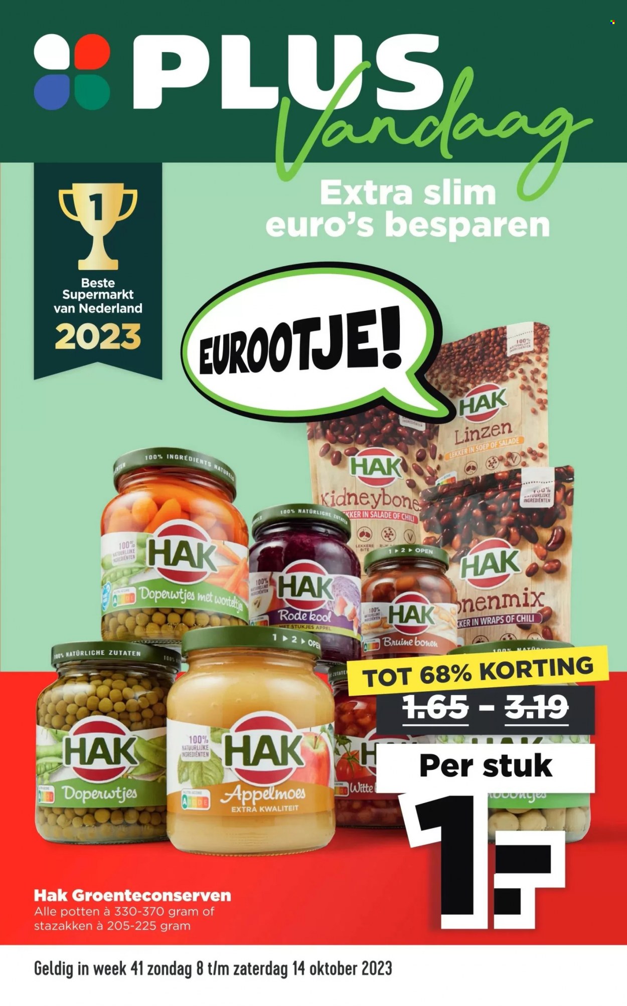 Plus-aanbieding - 8-10-2023 - 14-10-2023. Pagina 1