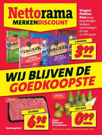 Nettorama-aanbieding - 9-10-2023 - 15-10-2023.