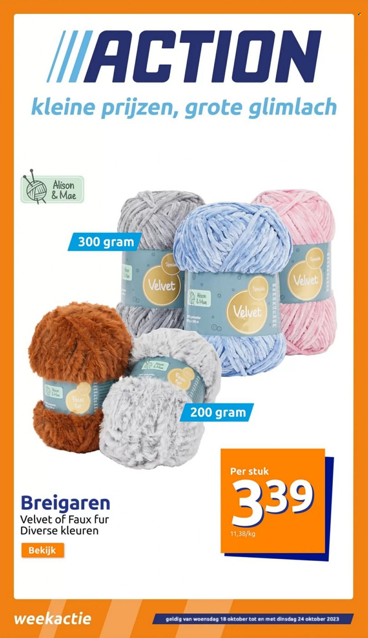 Action-aanbieding - 18-10-2023 - 24-10-2023. Pagina 1