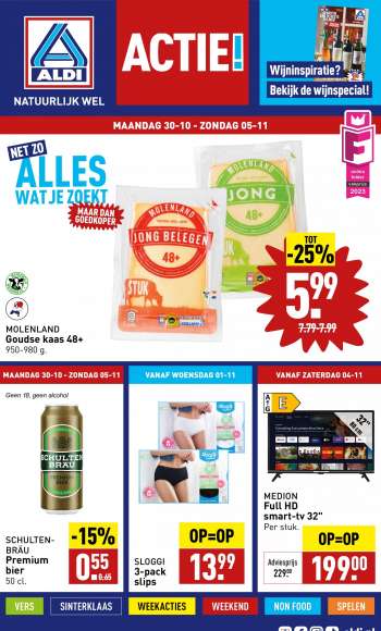 Aldi-aanbieding - 30-10-2023 - 5-11-2023.