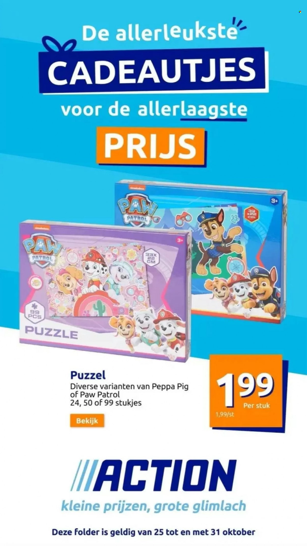 Action-aanbieding - 25-10-2023 - 31-10-2023. Pagina 1