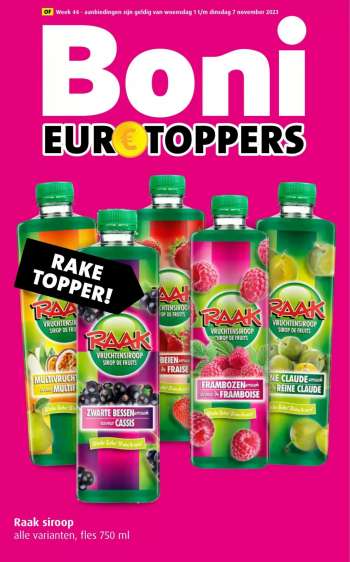Boni-aanbieding - 1-11-2023 - 7-11-2023.