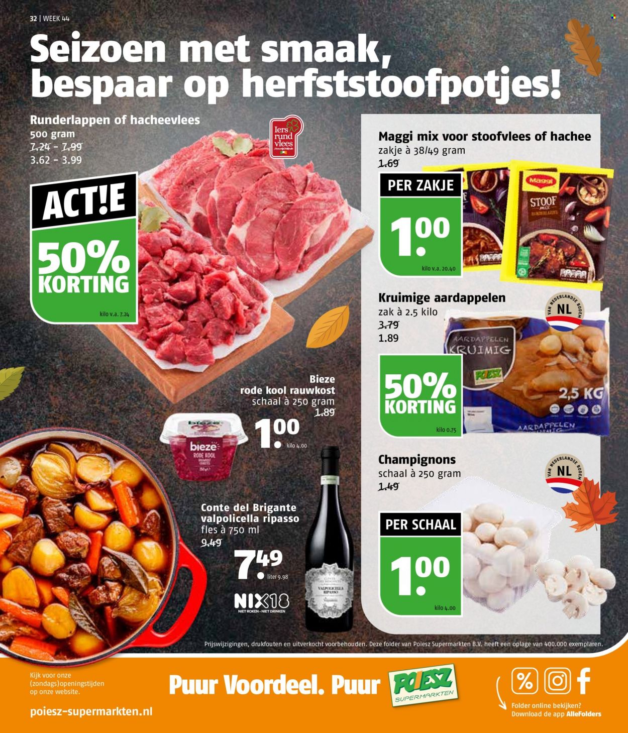 Poiesz-aanbieding - 30-10-2023 - 5-11-2023. Pagina 32