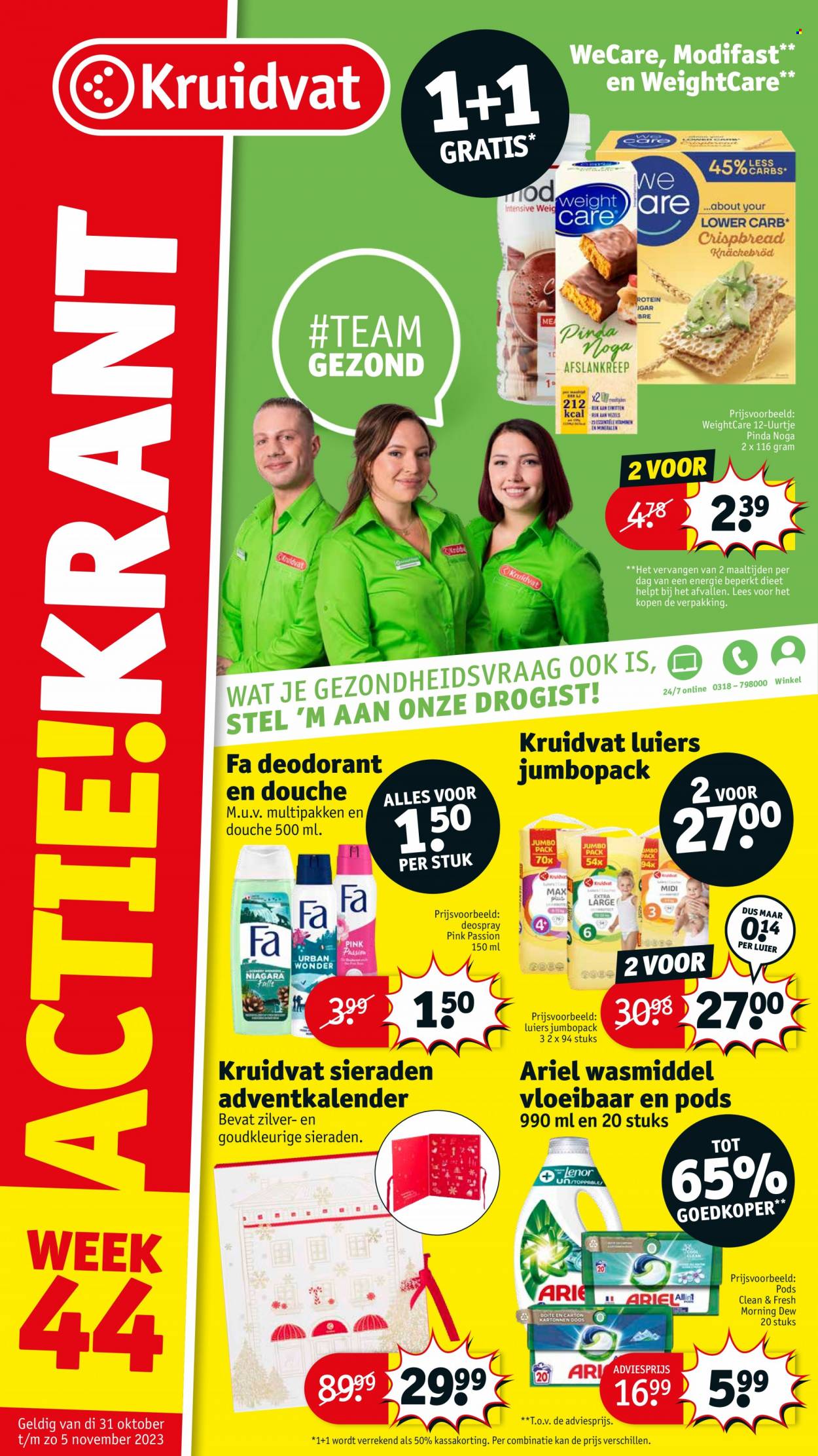 Kruidvat-aanbieding - 31-10-2023 - 5-11-2023. Pagina 1