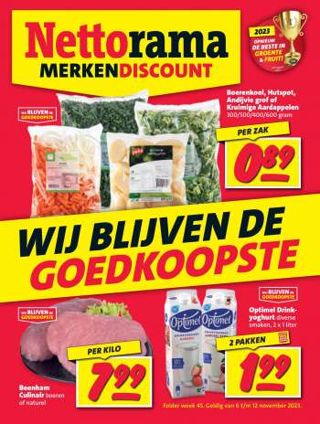 Nettorama-aanbieding - 6-11-2023 - 12-11-2023.