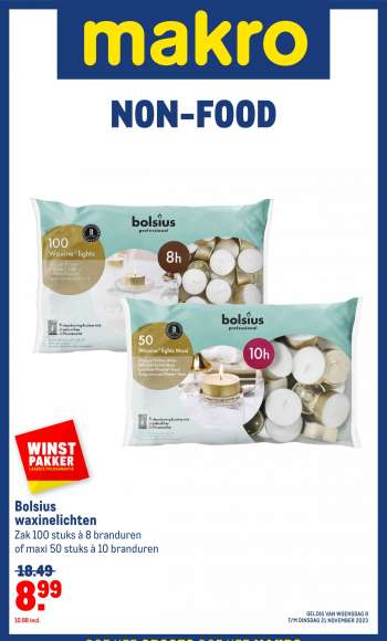Makro-aanbieding - 8-11-2023 - 21-11-2023.