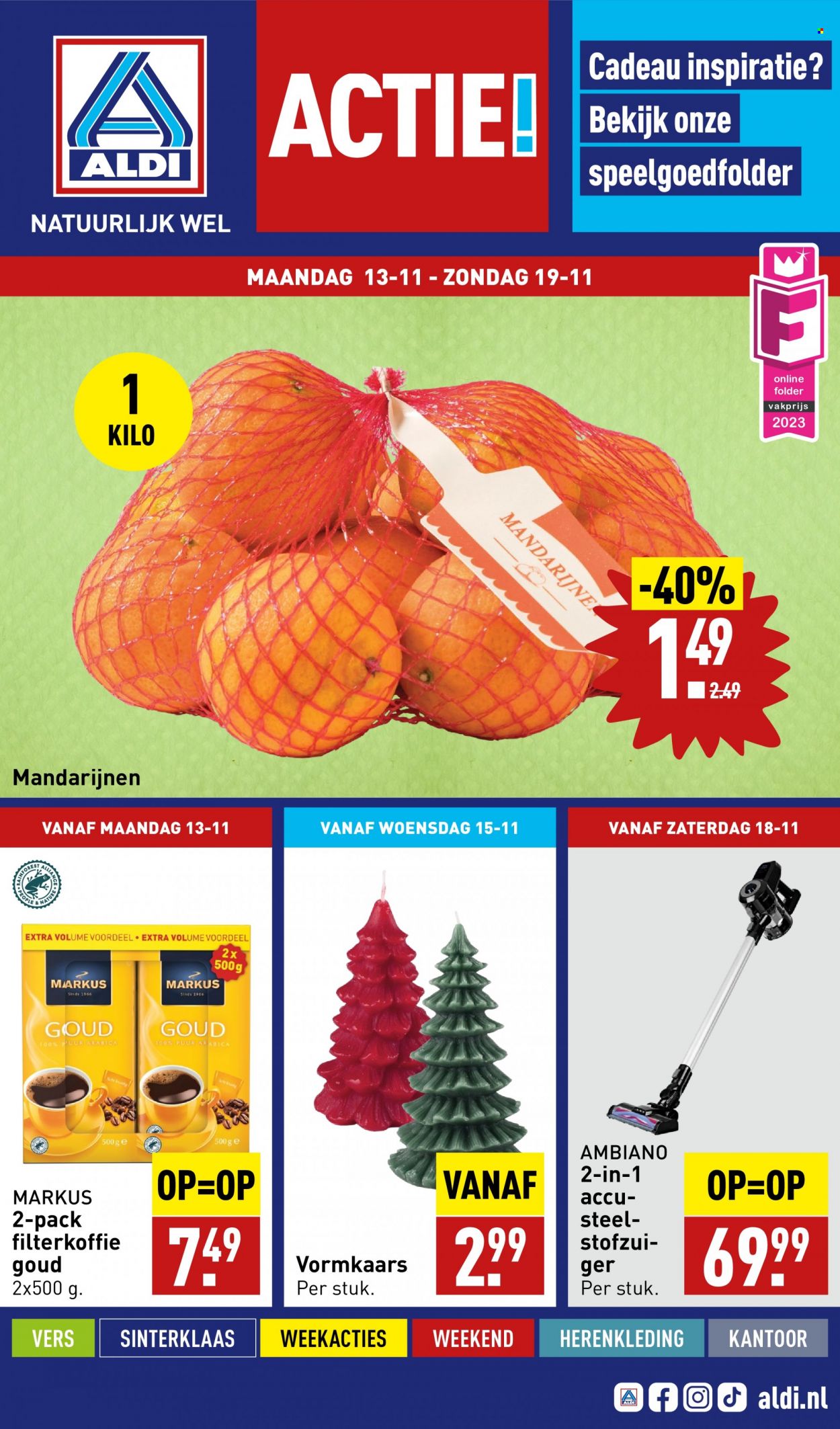 Aldi-aanbieding - 13-11-2023 - 19-11-2023. Pagina 1