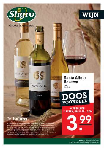 Sligro-aanbieding - 16-11-2023 - 4-12-2023.