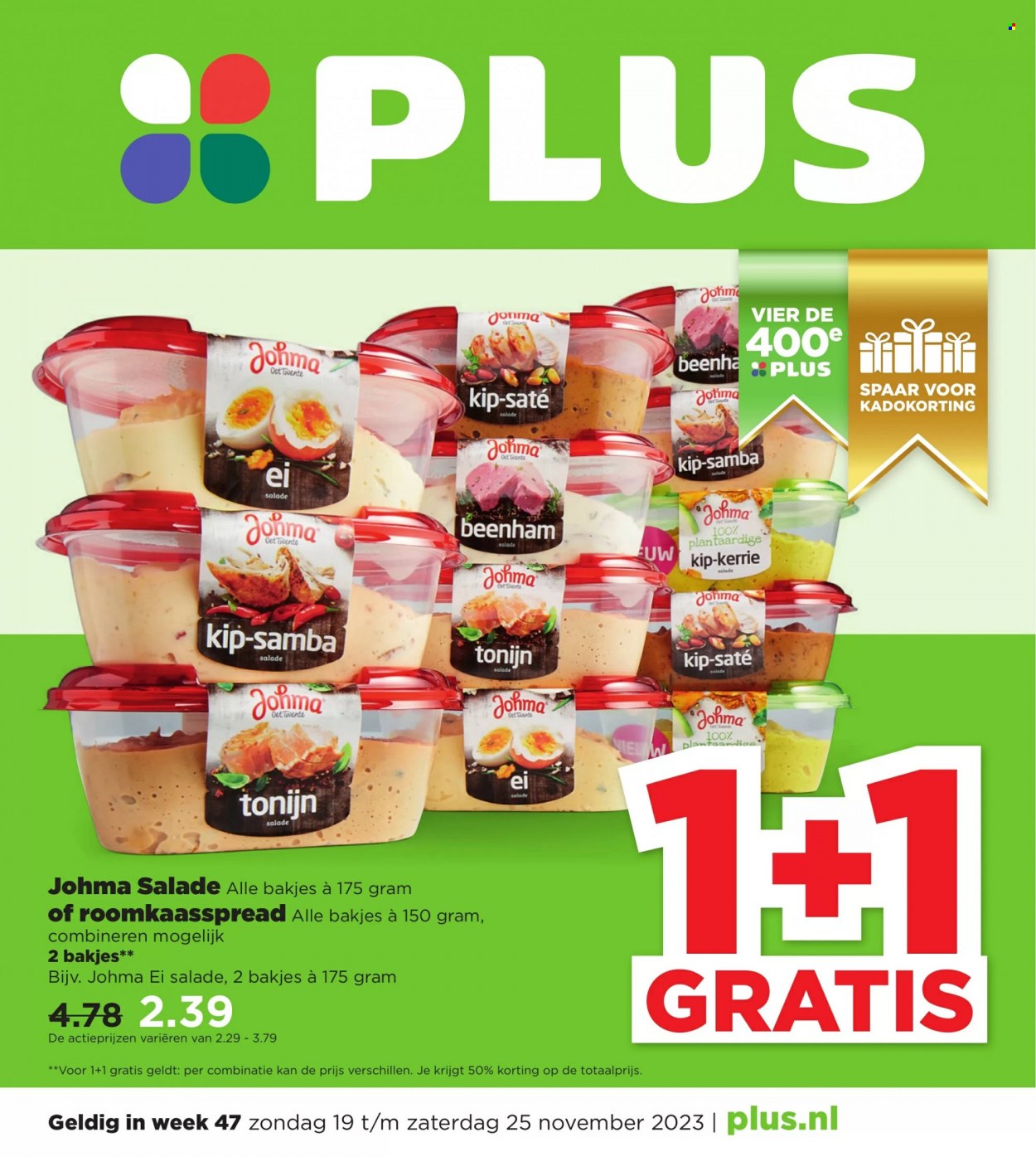 Plus-aanbieding - 19-11-2023 - 25-11-2023. Pagina 1
