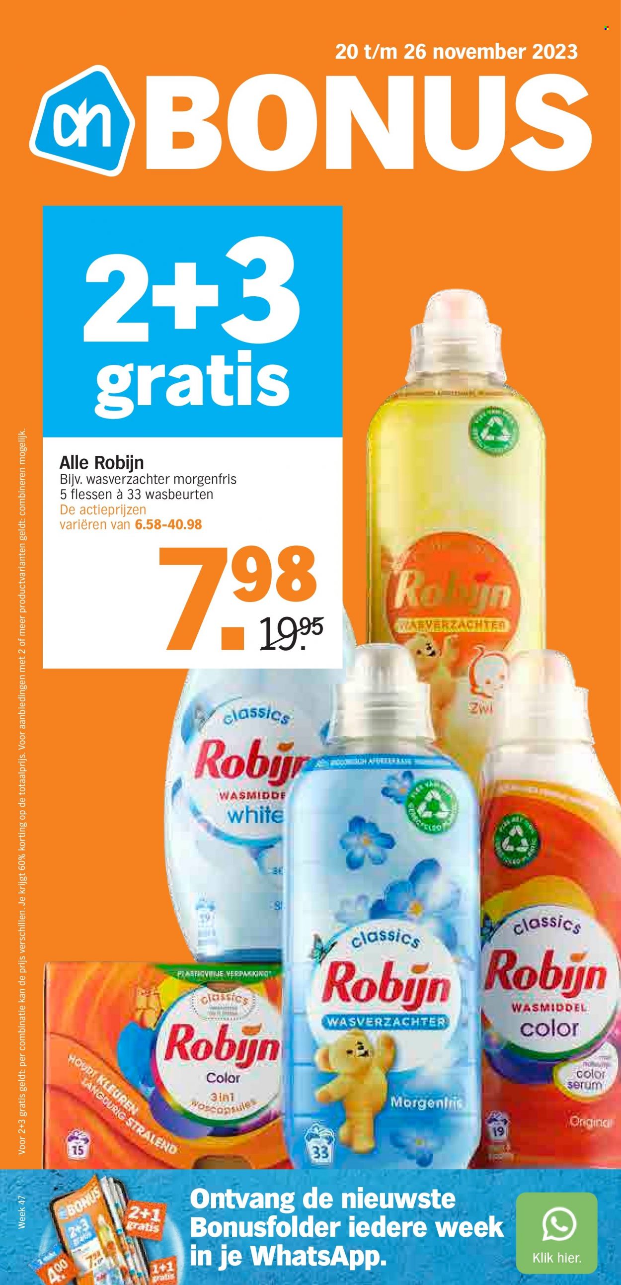 Albert Heijn-aanbieding - 20-11-2023 - 26-11-2023. Pagina 1