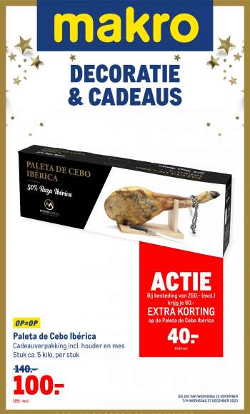 Makro-aanbieding - 22-11-2023 - 27-12-2023.