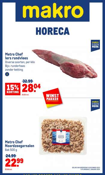 Makro-aanbieding - 6-12-2023 - 2-1-2024.