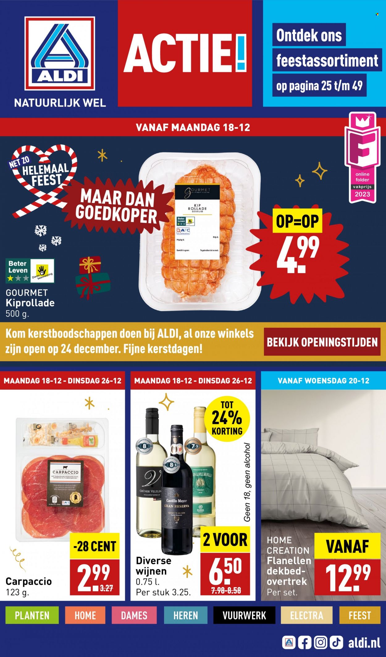 Aldi-aanbieding - 18-12-2023 - 24-12-2023. Pagina 1