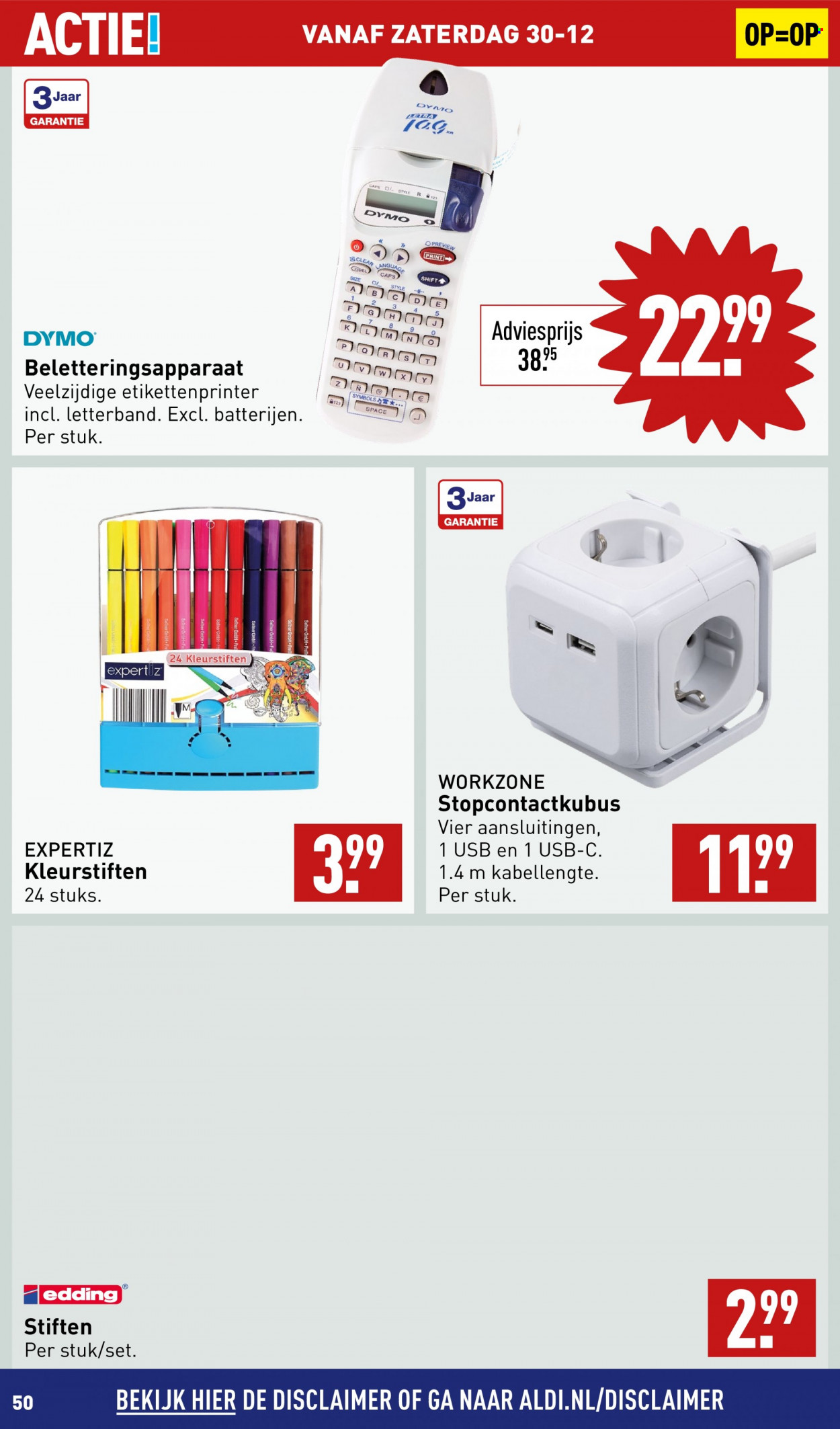 Aldi-aanbieding - 27-12-2023 - 1-1-2024. Pagina 50