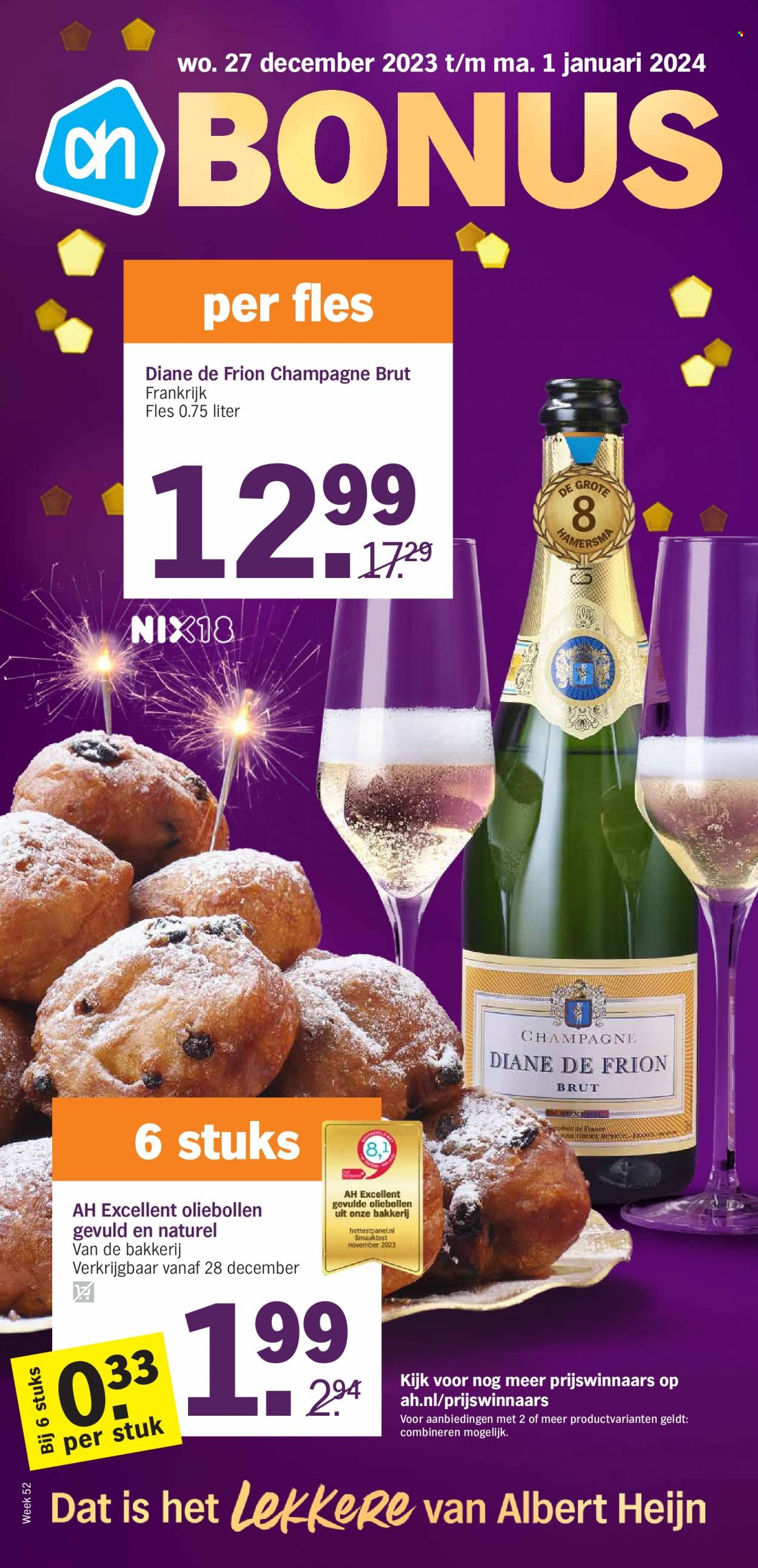 Albert Heijn-aanbieding - 27-12-2023 - 1-1-2024. Pagina 1